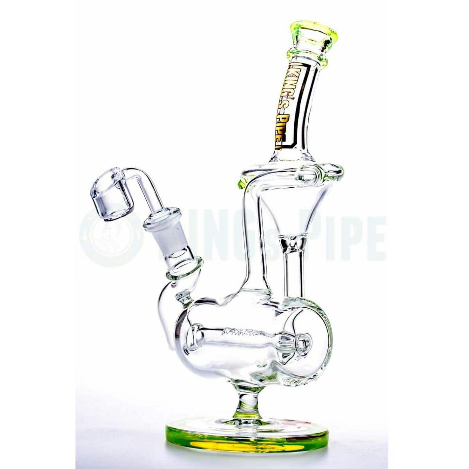 KING's Pipe Online KING's PIPE GLASS INLINE PERC RECYCLER
